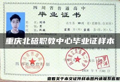重慶北碚職教中心畢業(yè)證樣本與信息技術(shù)咨詢(xún)服務(wù)解析